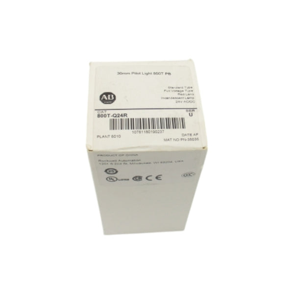 ALLEN BRADLEY 800T-Q24R SER. U 24VAC/DC (WH) NSFS