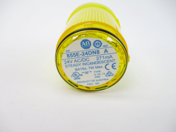 ALLEN BRADLEY 855E-24DN8 SER. A 24VAC/DC (WH) NSMP