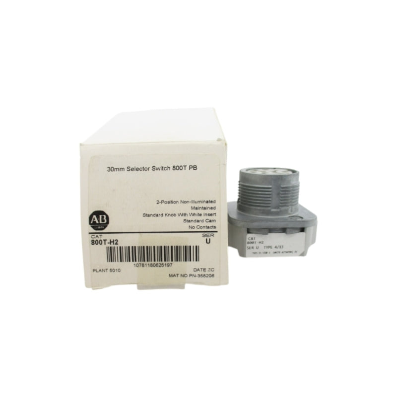 ALLEN BRADLEY 800T-H2 SER. U (AS PICTURED) (WH) NSMP