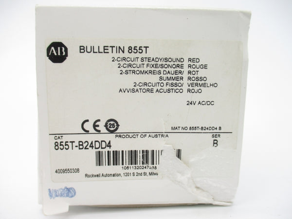 ALLEN BRADLEY 855T-B24DD4 BSER. B 24VAC/DC (WH) NSMP