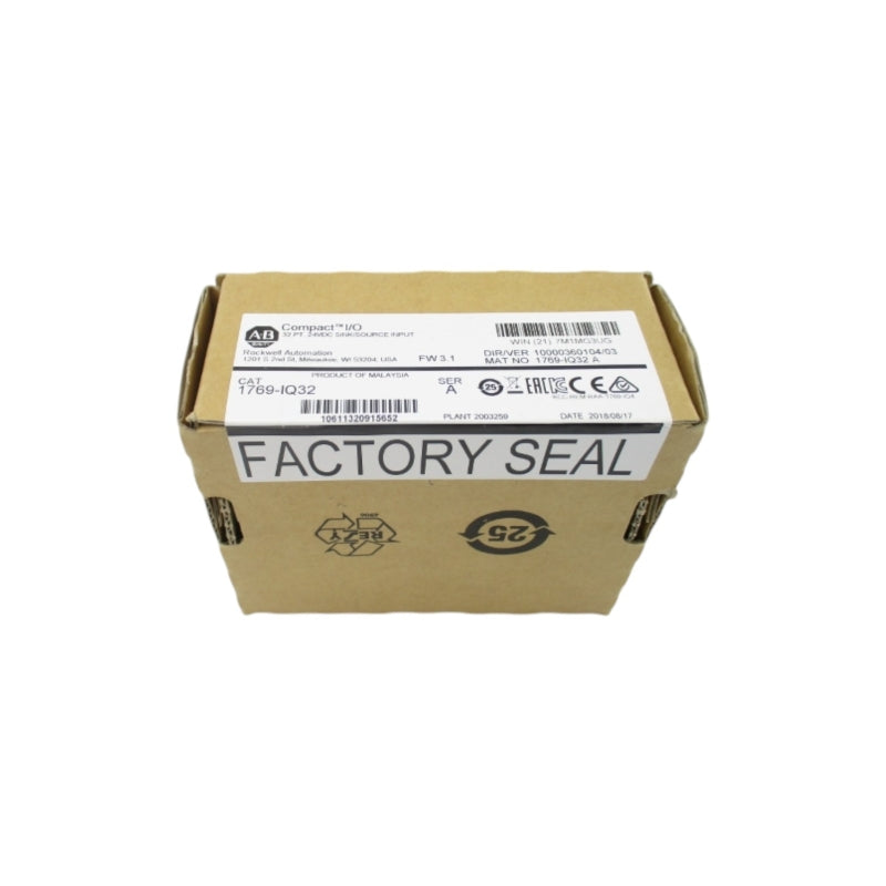 ALLEN BRADLEY 1769-IQ32 SER. A F/W 3.1 DATE: 2018 NSFS