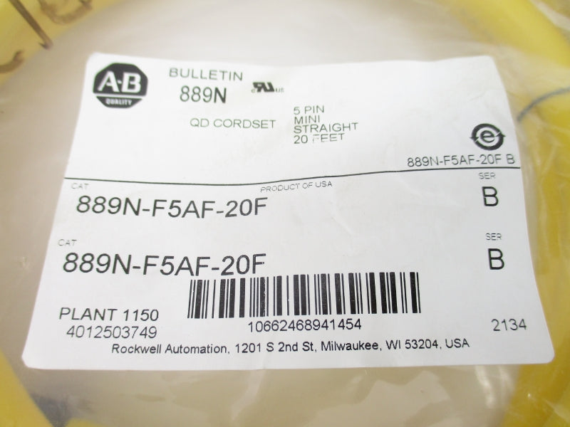 ALLEN BRADLEY 889N-F5AF-20F SER. B NSMP