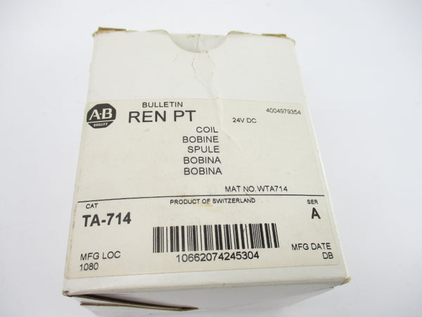 ALLEN BRADLEY TA-714 SER. A 24VDC (WH) NSMP