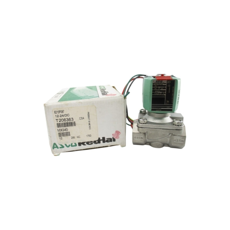 ASCO 8210P087 12-24VDC 125-150PSI 1/2" NSMP