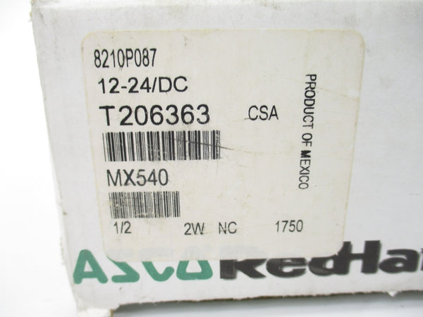ASCO 8210P087 12-24VDC 125-150PSI 1/2" NSMP