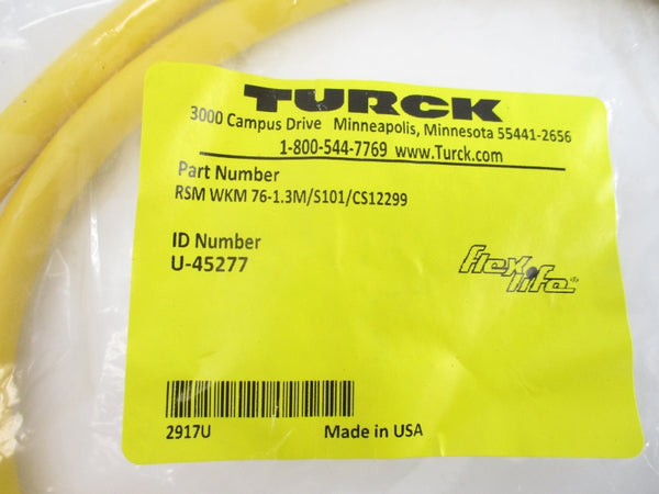 TURCK RSMWKM76-1.3M/S101/CS12299 U-45277 NSMP