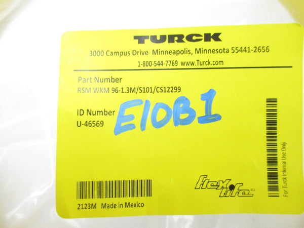 TURCK RSMWKM96-1.3M/S101/CS12299 U-46569 NSMP