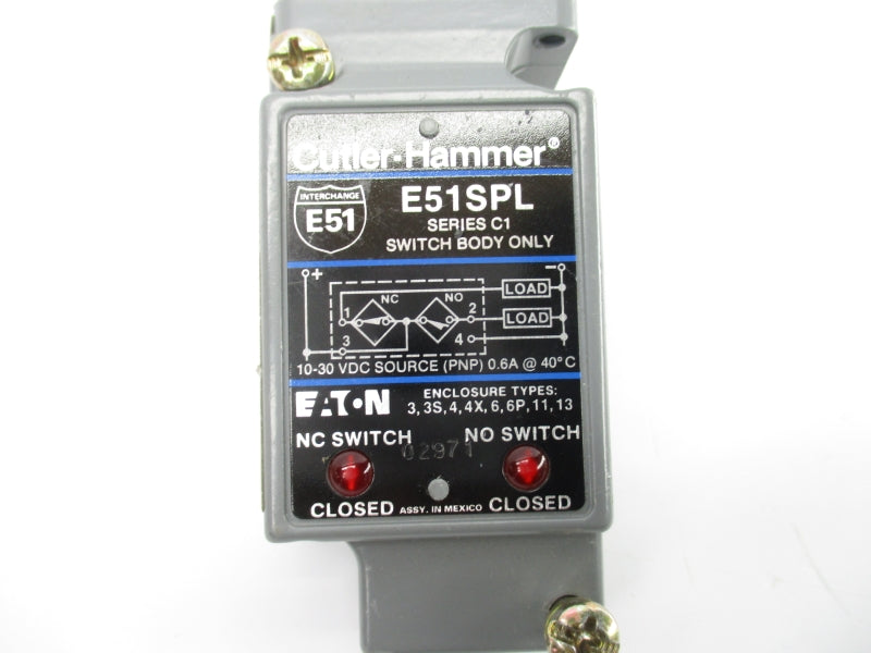 CUTLER HAMMER E51SPL SER.C1 10-30VDC NSNP