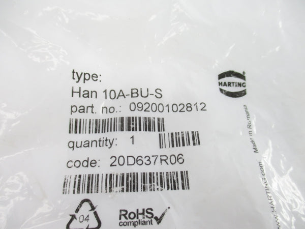 HARTING 09200102812 HAN10A-BU-S NSMP