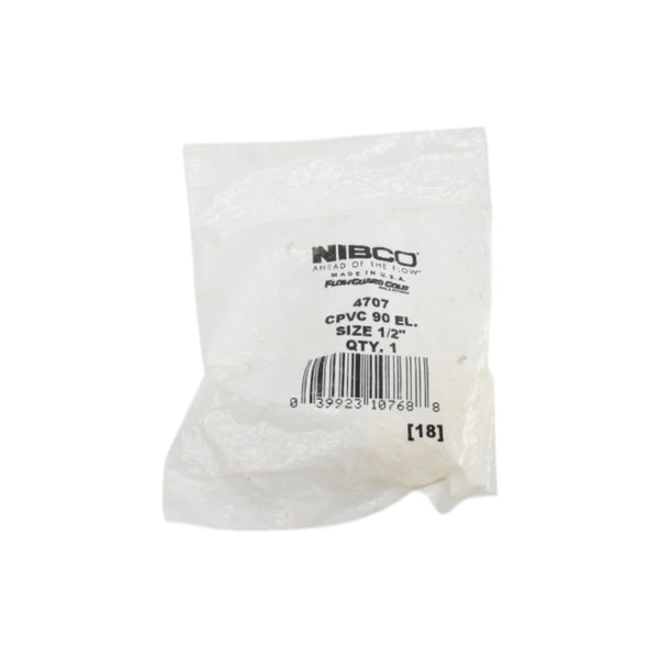 NIBCO 4707 CPVC90EL. 1/2" NSMP
