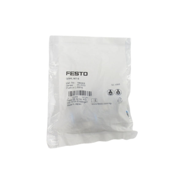 FESTO QSML-M7-6 186353 (PKG OF 10) NSMP