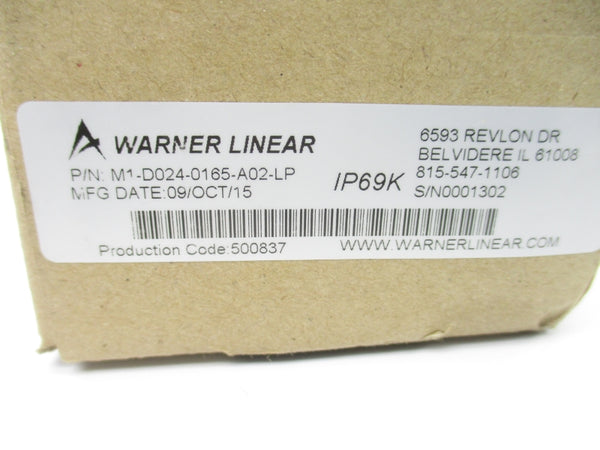 WARNER LINEAR M1-D024-0165-A02-LP NSMP