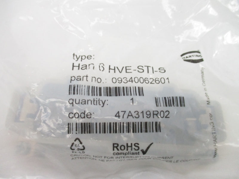 HARTING HAN6HVE-STI-S 09340062601 NSMP