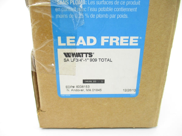 WATTS SALF3/4"-1"909TOTAL 6006153 NSMP
