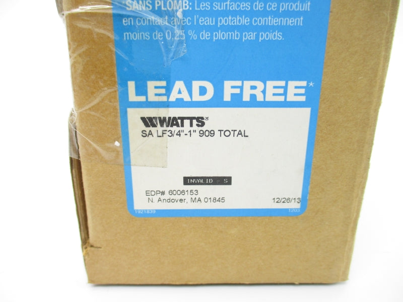 WATTS SALF3/4"-1"909TOTAL 6006153 NSMP