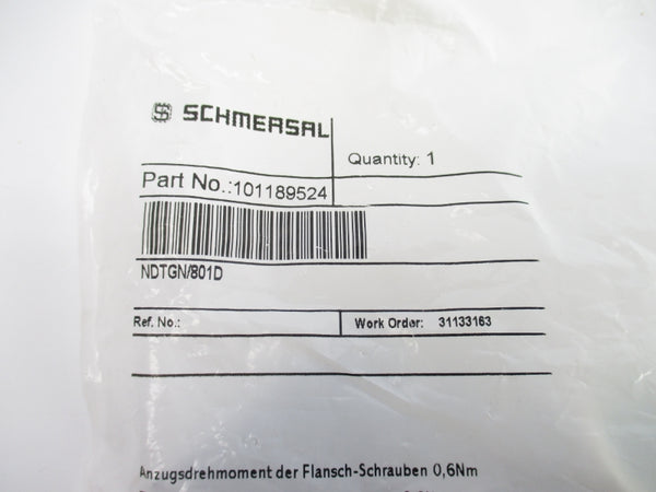 SCHMERSAL 101189524 NDTGN/801D NSMP