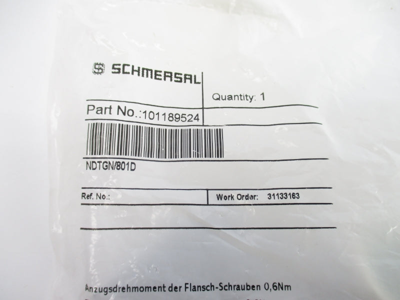 SCHMERSAL 101189524 NDTGN/801D NSMP
