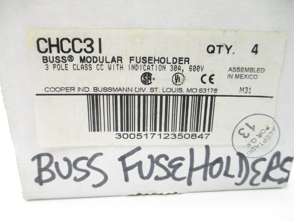 BUSSMANN CHCC3I 600V 30A (PKG OF 4) NSMP
