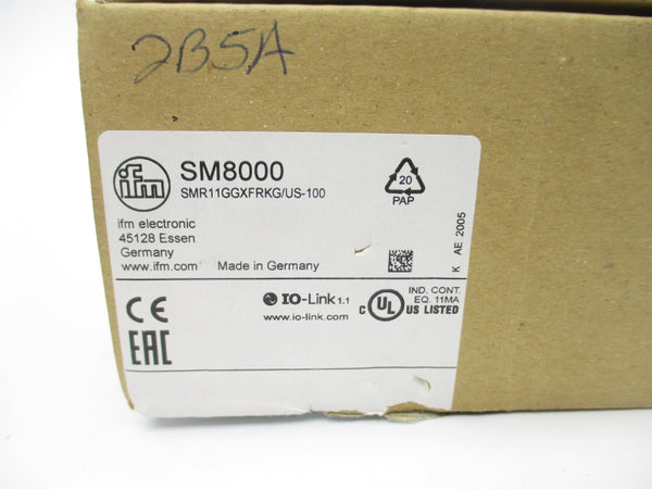 IFM EFECTOR SM8000 SMR11GGXFRKG/US-100 18-30VDC NSMP