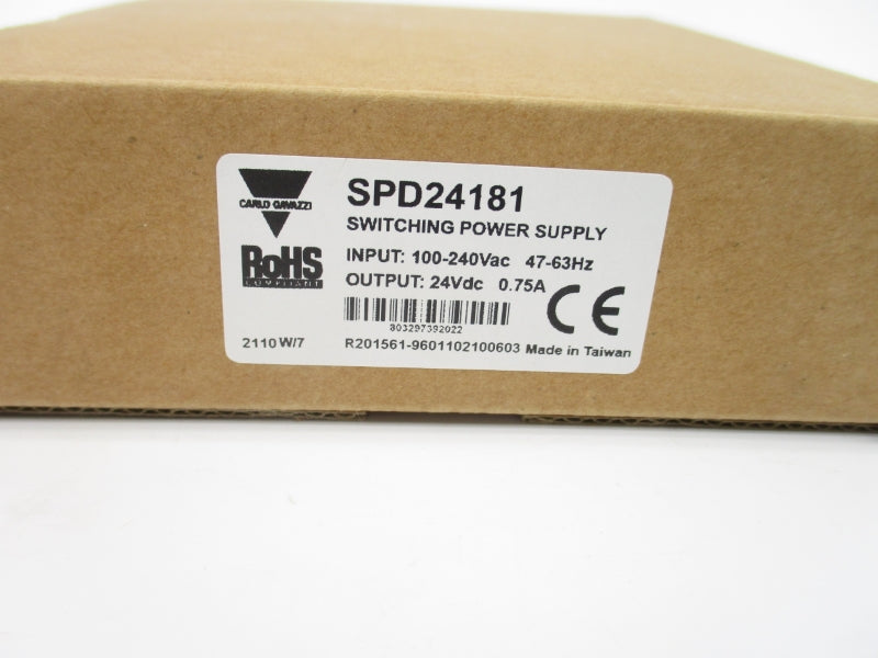 CARLO GAVAZZI SPD24181 100-240VAC 0.75A NSMP