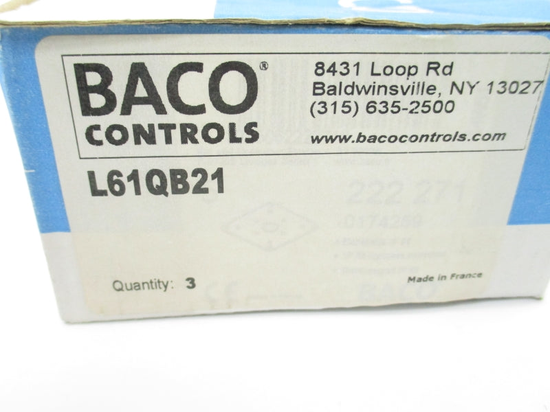 BACO CONTROLS L61QB21 (PKG OF 3) NSMP