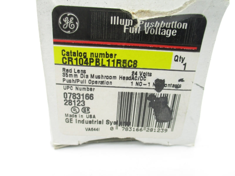 GENERAL ELECTRIC CR104PBL11R5C8 24VAC/DC NSMP