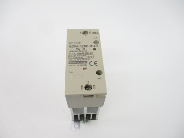 OMRON G3PA-420B-VD-2 200-480VAC 20A NSMP