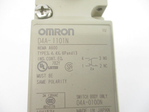 OMRON D4A-1101N 125VAC 2A NSNP