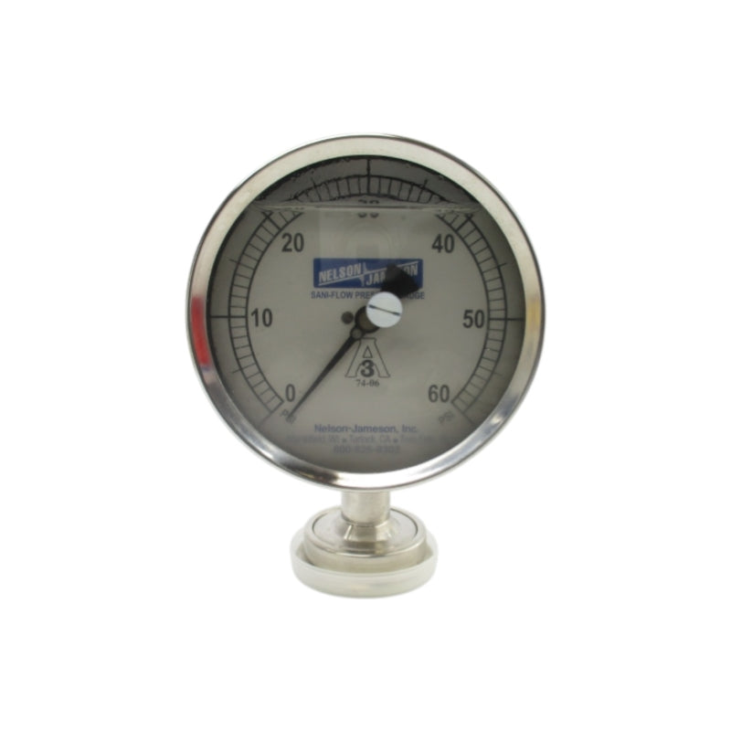 NELSON-JAMESON 5S-C-2U-GF-BT-SS 0-60PSI NSNP