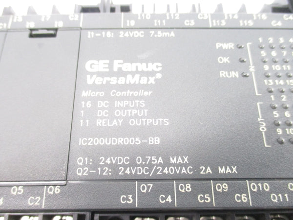 GE FANUC IC200UDR005-BB 100-240VAC 2A NSNP