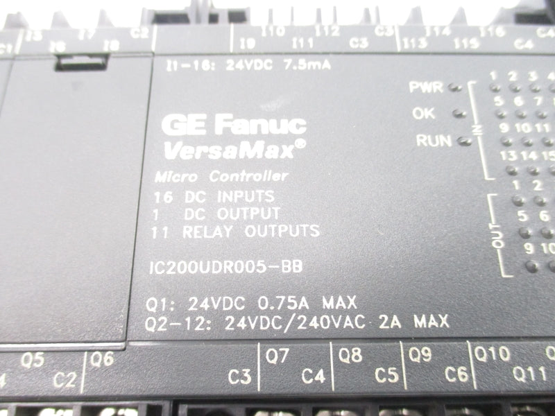 GE FANUC IC200UDR005-BB 100-240VAC 2A NSNP