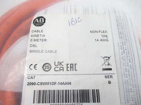 ALLEN BRADLEY 2090-CSWM1DF-14AA06 SER. B NSMP