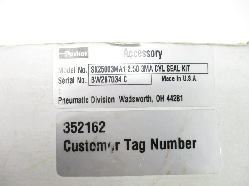 PARKER SK25003MA1 2.50" NSMP