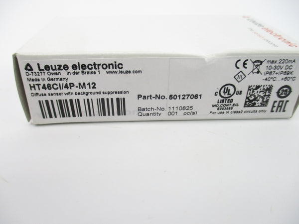 LEUZE ELECTRONIC HT46CI/4P-M12 50127061 10-30VDC NSMP