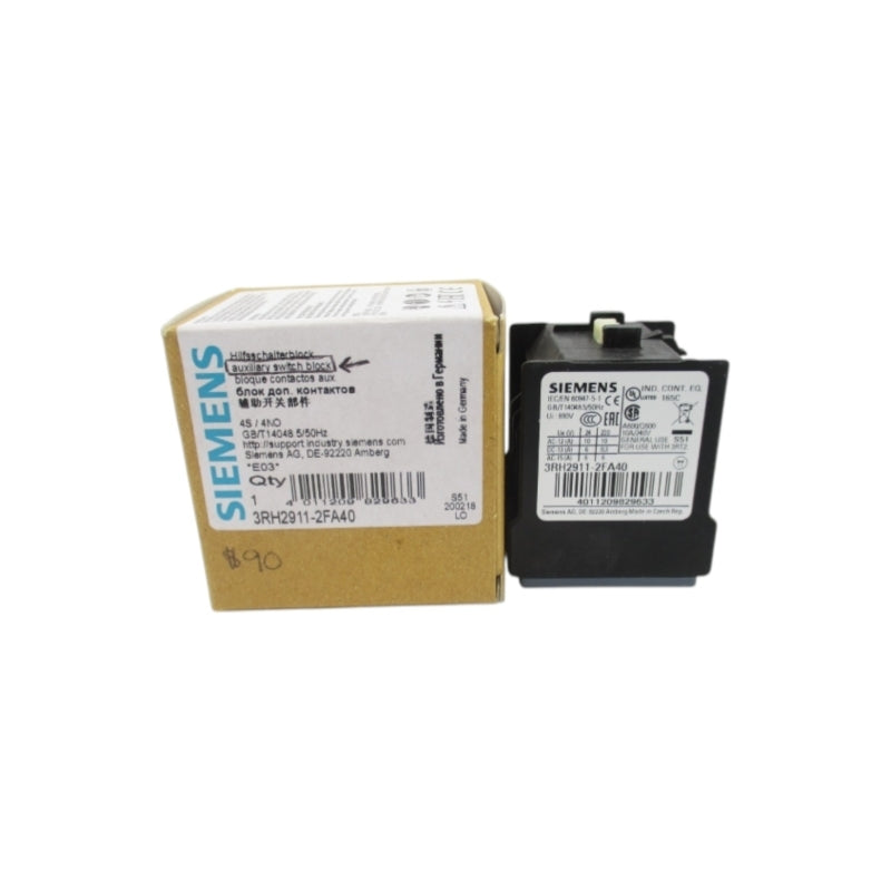 SIEMENS 3RH2911-2FA40 240V 10A NSMP