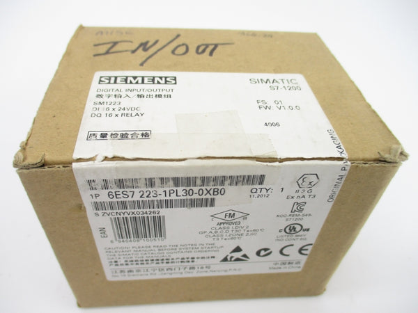 SIEMENS 6ES7223-1PL30-0XB0 24VDC NSMP