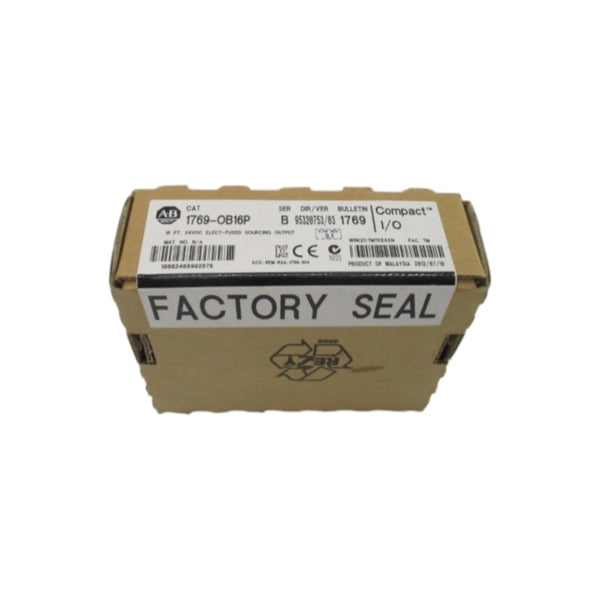 ALLEN BRADLEY 1769-OB16P SER. B F/W 3.1 24VDC DATE: 2012 NSMP