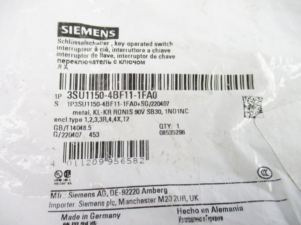 SIEMENS 3SU1150-4BF11-1FA0 NSMP