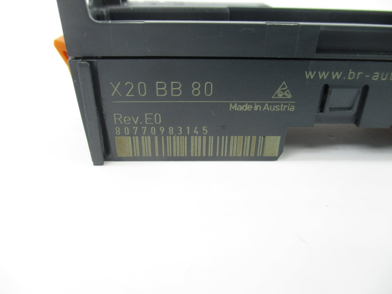 B&R X20BB80 REV. E0 NSNP