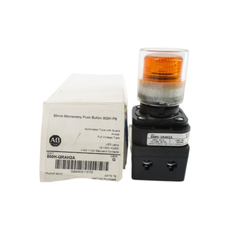 ALLEN BRADLEY 800H-QRAH2A SER. G 12-30VAC/DC (WH) NSMP