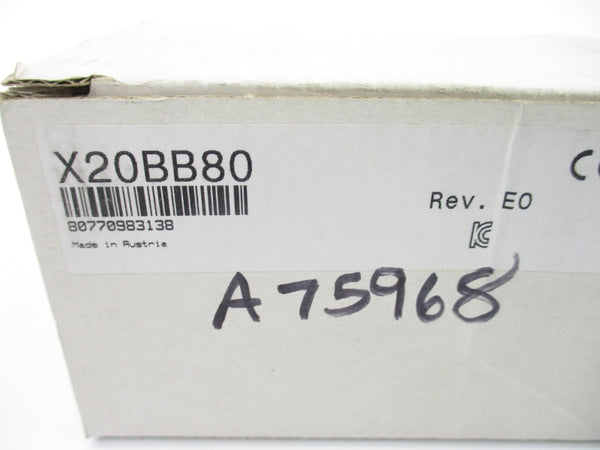 B&R X20BB80 REV. E0 NSMP