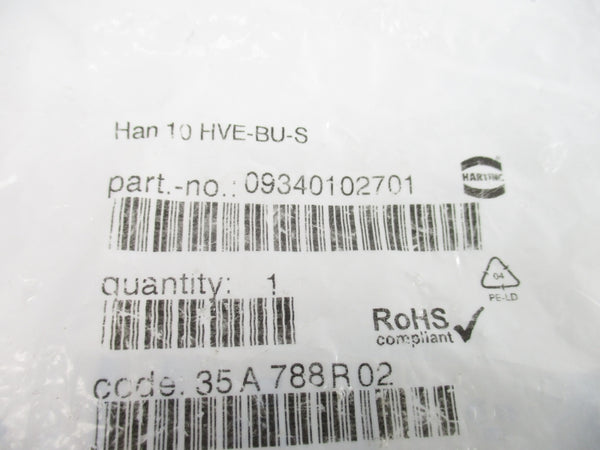 HARTING 09340102701 HAN10HVE-BU-S NSMP