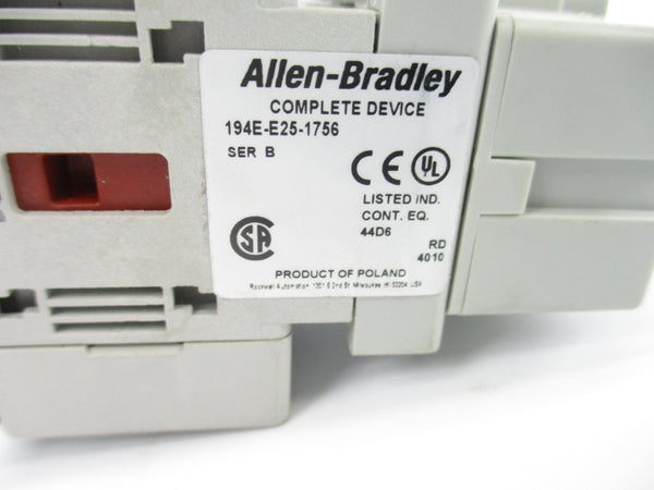 ALLEN BRADLEY 194E-E25-1756 SER. B (AS PICTURED) NSNP