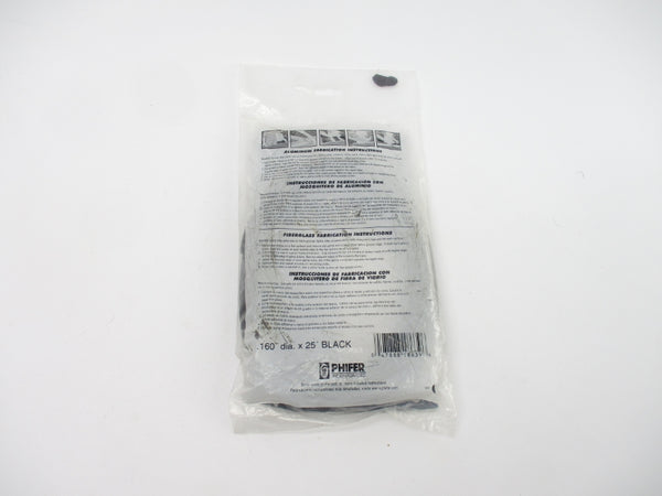 PHIFER .160"DIA25'BLACK NSMP