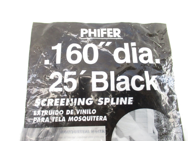 PHIFER .160"DIA25'BLACK NSMP