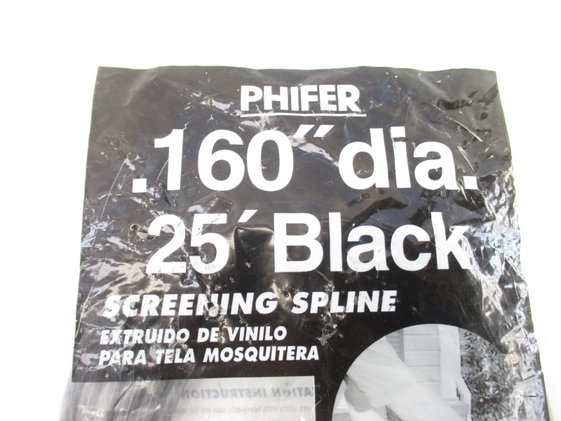 PHIFER .160"DIA25'BLACK NSMP