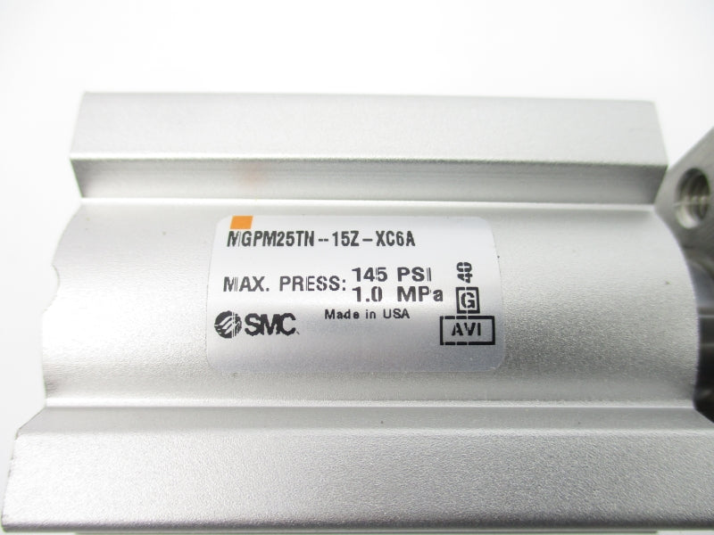 SMC MGPM25TN-15Z-XC6A 145PSI NSNP