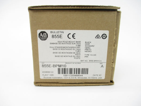 ALLEN BRADLEY 855E-EPM10 SER. A 250V (BR/WH) NSMP