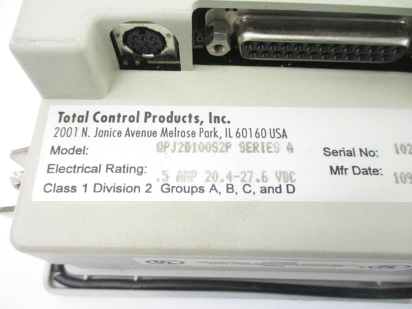 TOTAL CONTOL QPJ2D100S2P SER. A 20.4-27.6 .5A (AS PICTURED) NSNP