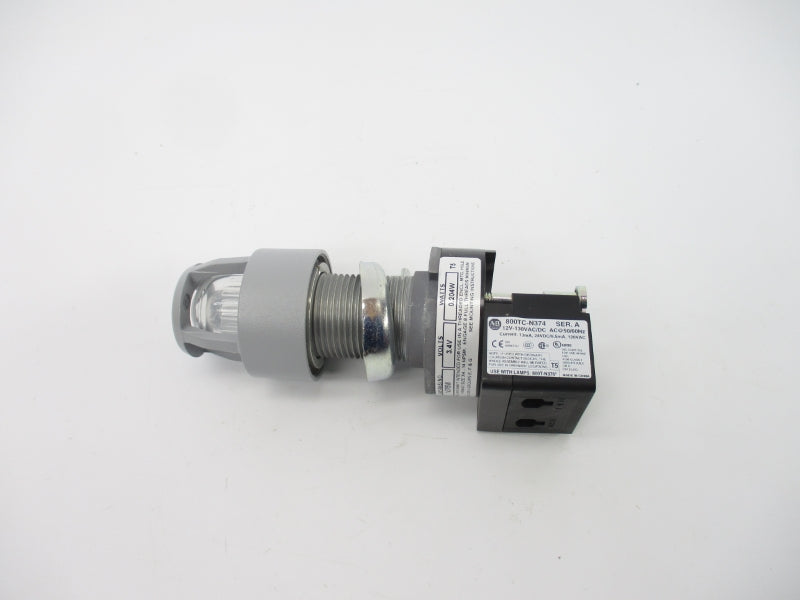 ALLEN BRADLEY 800H-QPH2M SER. M 12-130VAC/DC (WH) NSMP